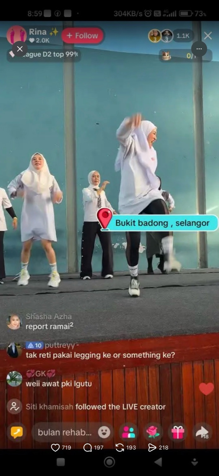 Bertudung Tapi Berseluar Pendek?” Senaman Aerobik Di Bukit Badong Cetus Kontroversi, Netizen Desak JAIS Siasat